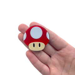 Aplique Cogumelo Toad Vermelho Super Mário Acrílico - 2 unidades - comprar online