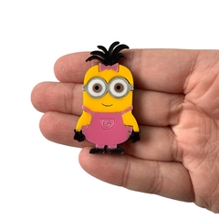 Aplique Menina Minions Rosa Acrílico (Meu Malvado Favorito) - 2 unidades - comprar online