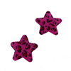 Aplique Estrela Leopardo Rosa Pink