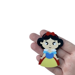 Aplique Princesa Branca de Neve Olhinho Curvada Acrílico - 2 unidades - comprar online