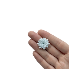 Aplique Flor Mini Suculenta Biscuit Azul Claro - 2 unidades - comprar online