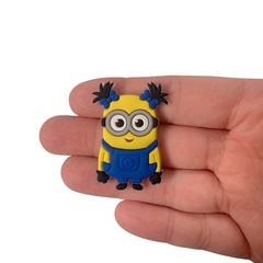 Aplique Menina Minions Azul Escuro Emborrachado (Meu Malvado Favorito) - 2 unidades - comprar online