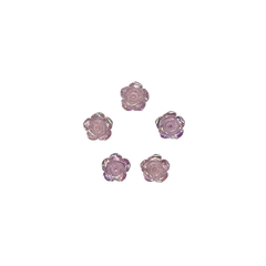 Aplique Flor Rosa Holográfica (1.5cm) - 5 unidades - comprar online