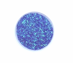 Aplique Confete Micro Estrelas Lilás Holográfico