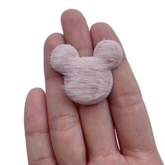 Aplique Mickey Pelinhos Pequeno Rose (3.5cm) - 2 unidades - comprar online