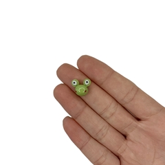 Aplique Micro Sapinho Verde - 4 unidades - comprar online