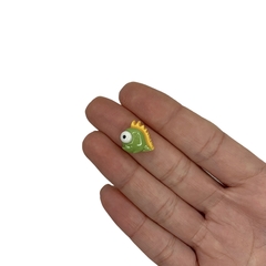 Aplique Micro Monstrinho Verde - 4 unidades - comprar online
