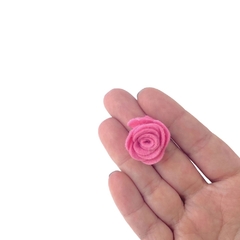 Aplique Flor de Feltro Pink (2cm) - 2 unidades - comprar online