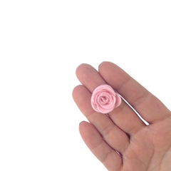 Aplique Flor de Feltro Rosa Claro (2cm) - 2 unidades - comprar online