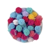 Aplique Pompom Malha Telinha Tons Vibrantes Misto (1.5cm)