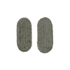 Aplique Para Tic Tac Croche Cinza (6.5x3cm)