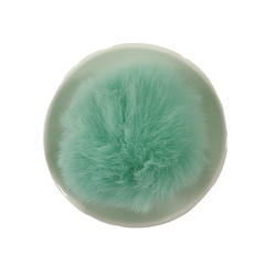 Pompom Pelinho Liso G Verde Bebê