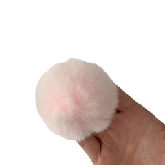 Pompom Pelinho Liso G Rosa Bebê (7cm) - 2 unidades na internet