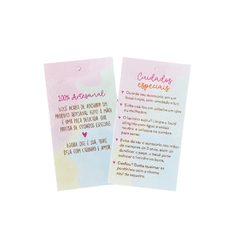 Tag Personalizada Cuidados Especiais 250g Aquarela 