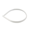 Tiara Transparente de Silicone sem Dente (10mm)