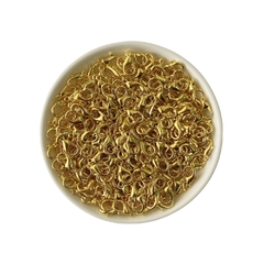 Mini Fecho Lagosta Dourado (12mm)