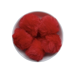 Pompom Pelinho Vermelho (4.5cm)