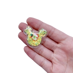 Aplique Minnie Plástico Pequena Estrelas Amarelas e Fruta 