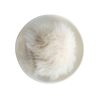 Pompom Pelinho Liso G Creme