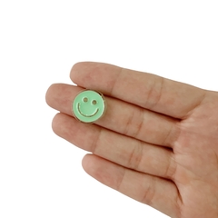 Aplique Smile Verde Bebê com Confete - 2 unidades - comprar online