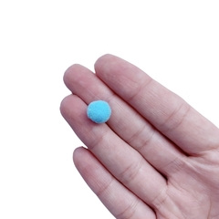 Aplique Pompom Azul (8mm) - 6 gramas - comprar online