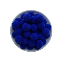 Aplique Pompom Médio Azul Royal (15mm)