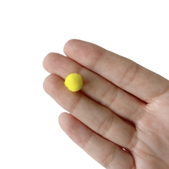 Pompom Pequeno Amarelo (10mm) - 6 gramas - comprar online