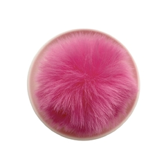 Pompom Pelinho Rosa Neon