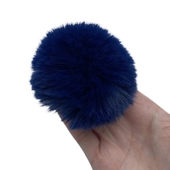 Pompom Pelinho Liso G Azul Marinho (7cm) - 2 unidades na internet