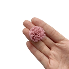 Pompom Malha Telinha Rose (2.5cm) - 5 unidades - comprar online