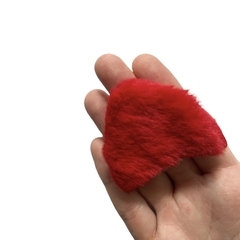 Aplique Orelha Gatinho Pelinhos Vermelha (Dupla Face) - 2 unidades - comprar online