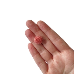 Mini Pompom de Lã Laranja (1.5cm) - 10 unidades - comprar online