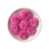 Pompom Pelinho Médio Metade Rosa Flour