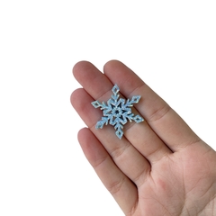 Aplique Floco de Neve Lonita Glitter - 2 unidades - comprar online