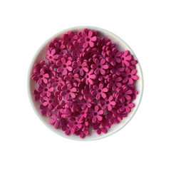Aplique Florzinha Furo Passante Fosca (13mm) - 15 gramas - comprar online