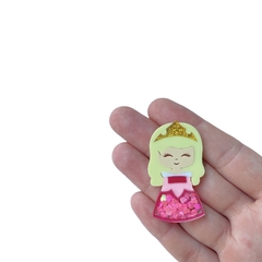 Aplique Princesa Aurora Acrílico (5cm) - 2 unidades - comprar online