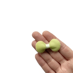 Aplique Lacinho Crochê Pequeno Verde Claro - 5 unidades - ApliqueMe | Apliques incríveis para seu artesanato!