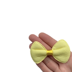 Aplique Lacinho Crochê Amarelo - 2 unidades na internet