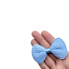 Aplique Lacinho Crochê Azul Claro - 2 unidades na internet