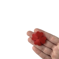 Aplique Florzinha Vermelha Pérola e Pedra Miolo - 2 unidades na internet