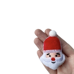 Aplique Papai Noel Rostinho Pelúcia - 2 Unidades - comprar online