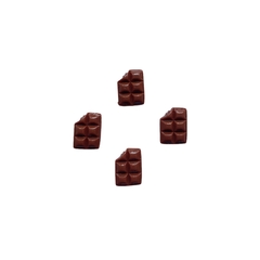 Aplique Barrinha de Chocolate - 4 unidades