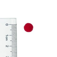 Pompom Mini Vermelho Melancia (8mm) - 6 gramas - comprar online