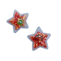 Aplique Estrela Plástico Pequena Estrelas Laranja e Fruta