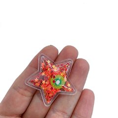 Aplique Estrela Plástico Pequena Estrelas Laranja e Fruta - 2 Unidades - comprar online