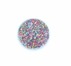 Aplique Confete Mini Coração Colorido Holográfico
