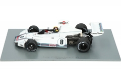 Miniatura Brabham BT44B #8 F1 Martini - J. C. Pace - GP Brasil 1975 - 1/18 Spark