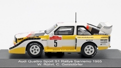 Miniatura Audi Quattro S1 - Rally Sanremo 1985 - 1/43 CMR