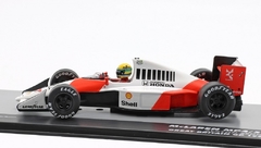 Miniatura McLaren MP4/5B #27 F1 - A. Senna - GP Inglaterra 1990 - 1/43 Altaya