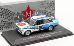 Miniatura Fiat 131 Abarth #10 - Rali Monte Carlo 1980 - 1/43 CMR